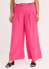 Pantalon à pinces avec ceinture (ens. 2 pces), bonprix