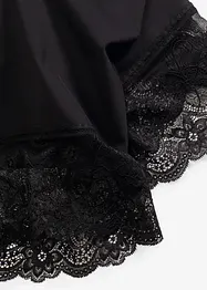 Cycliste anti-frottement en polyamide rafraîchissant avec jambe en dentelle, bonprix