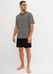 Pyjashort à col V, bonprix