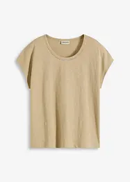 T-shirt, effet lin, bonprix