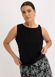 Top en jersey twisté, bonprix