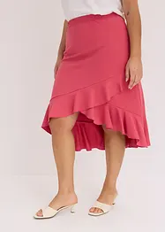 Jupe en jersey à volants, bonprix