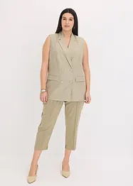 Blazer sans manches en lin mélangé, bonprix