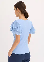 T-shirt à volants, bonprix