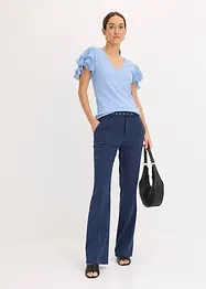 T-shirt à volants, bonprix