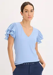 T-shirt à volants, bonprix