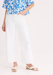 Jupe-culotte en coton mélangé extensible, bonprix