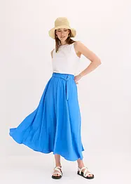 Jupe fluide en twill de viscose mélangée, bonprix