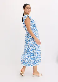 Robe longue fluide avec volants, bonprix
