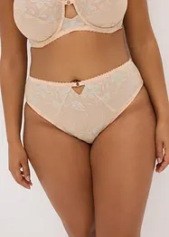 Slip Maxi avec dentelle Lurex bicolore, bonprix