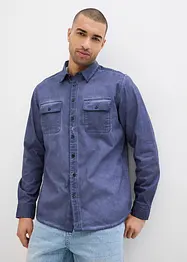 Chemise aspect délavé, 100% coton, bonprix