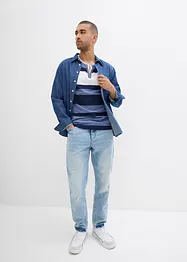 T-shirt col Henley manches courtes, bonprix