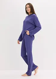 Tenue d’intérieur oversize en viscose, avec capuche, bonprix