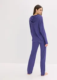 Tenue d’intérieur oversize en viscose, avec capuche, bonprix