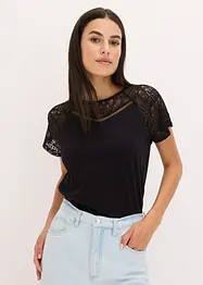 T-shirt à dentelle, bonprix