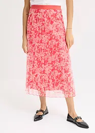 Jupe plissée en jersey mesh, bonprix