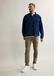 Pantalon cargo extensible Slim Fit, jambes droites, bonprix