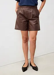 Short en cuir nappa d’agneau, bonprix