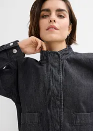 Veste en jean oversize à détails cargo, bonprix