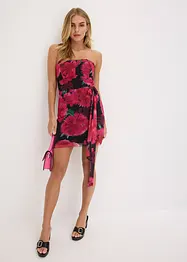 Robe courte avec traîne, bonprix