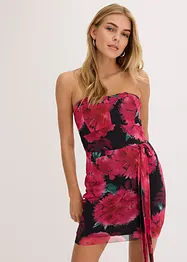 Robe courte avec traîne, bonprix