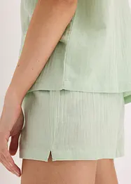 Pyjashort boutonné en gaze de coton douce, bonprix