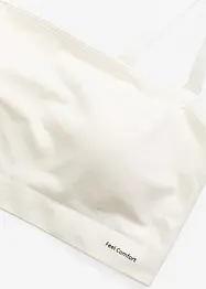 Soutien-gorge bandeau sans couture rembourré Feel Comfort avec bretelles amovibles, bonprix