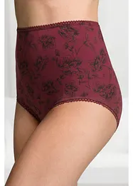 Lot de 4 slips taille haute coton, bonprix