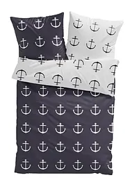 Parure de lit réversible motif ancres, bonprix