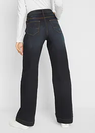 Jean large taille mi-haute élastiquée, bonprix
