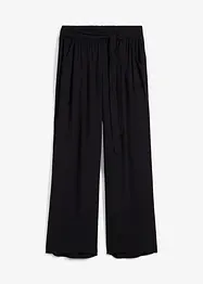 Pantalon palazzo en viscose douce, bonprix