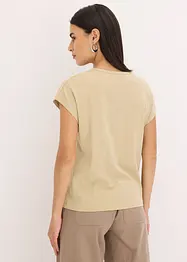 T-shirt, effet lin, bonprix