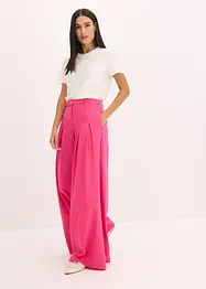 Pantalon à pinces avec ceinture (ens. 2 pces), bonprix