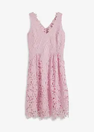 Robe en dentelle avec empiècement au crochet, bonprix