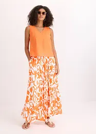 Blouse sans manches en viscose mélangée, bonprix