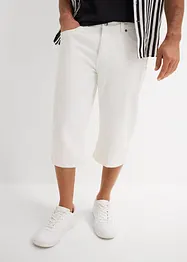 Bermuda long et léger en jean extensible, Regular, bonprix