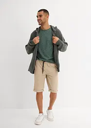 Bermuda 100% coton à taille élastiquée, Regular, bonprix