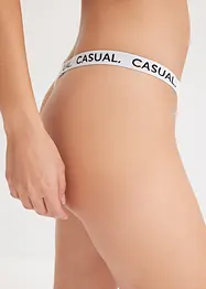Lot de 4 strings coton, bonprix