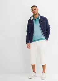 Polo en maille piquée, aspect délavé, bonprix