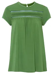 T-shirt en coton à dentelle, bonprix