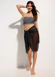 Bikini bandeau (ens. 2 pces) à bretelles amovibles, bonprix