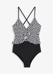 Maillot 1 pièce à volants, bonprix