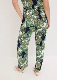 Pantalon fluide imprimé en viscose, bonprix