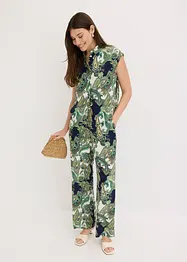Pantalon fluide imprimé en viscose, bonprix