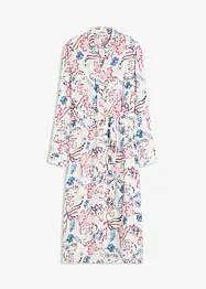 Robe-chemise imprimée en viscose fluide, bonprix