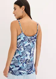 Top à fines bretelles en viscose extensible douce, bonprix
