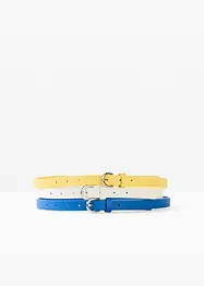 Lot de 3 ceintures, bonprix