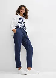 Léger pantalon jogger en lin mélangé, bonprix