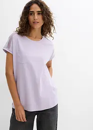 T-shirt ample avec dentelle, bonprix