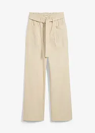 Pantalon 7/8 à taille élastiquée, 100% coton, bonprix